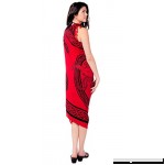 1 World Sarongs Womens Celtic Swimsuit Sarong Unicorn in your choice of color Rose Red B009RULFWG